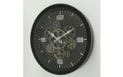 Wanduhr Big Time in schwarz, 38 cm