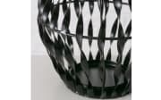 Windlicht Jakel, rund, Eisen schwarz, 19 cm