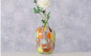 Vase Glee, Glas bunt lackiert, 26 cm