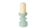 Kerzenleuchter Peolina, hellblau, 15 cm