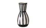 Vase Spector, schwarz/weiß gestreift, 26 cm