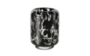 Windlicht Dotty, schwarz, 17 cm