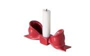 Kerzenleuchter Bow, rot, 5,2 cm