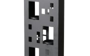 Teelichthalter Civic, schwarz, 56,5 cm