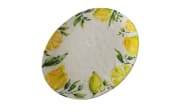 Servierplatte Lemony, gelb/weiß/grün, 31 cm