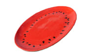 Servierplatte Melone, rot/grün