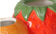 Vase Frutas, rot/orange/grün