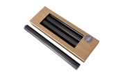 4 Starbkerzen Classic, schwarz, H 26 cm