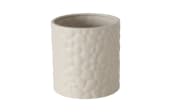 Übertopf Steingut, braun, 15,8 cm