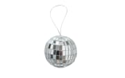 Dekoanhänger Disco, silber, 6-teilg