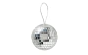 Dekoanhänger Disco, silber, 10 cm