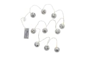 Lichterkette Disco, silber, 48 cm