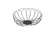 Korbset Floria, schwarz, 2-teilig