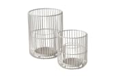 Windlichtset Cindy, beige, 2-teilig