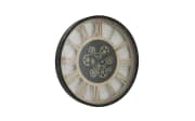 Wanduhr Takto, schwarz/beige