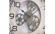 Wanduhr Industry, schwarz/beige, 48 cm