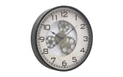 Wanduhr Industry, schwarz/beige, 48 cm