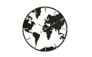 Wanduhr Union, schwarz, 50 cm