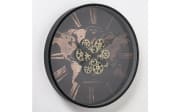 Wanduhr Rodas, schwarz, 57 cm