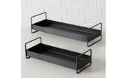 Tablettset Wolga, schwarz, 2-teilig