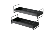 Tablettset Wolga, schwarz, 2-teilig