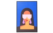 Bild Zuria, Kunstdruck Frau, inkl. Rahmen