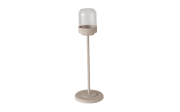 Windlichtset Senza, beige, 3-teilig
