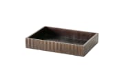 Tablett Ruvy, dunkelbraun, 25 cm