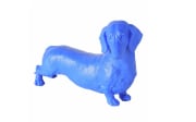 Wuffy Figur, blau, 24 cm