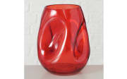 Vase Lojin, rot, 17,3 cm