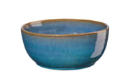 Poke Bowl curacao, Steinzeug, blau, 18 cm