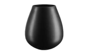 Vase ease, Steingut, black iron, 32 cm