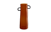 Vase rayu glass, braun, 28 cm
