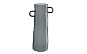 Vase rayu glass, grau, 28 cm