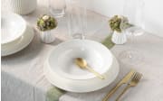 Tafelservice Fleur Royal, cremeweiß, 12-teilig