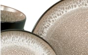 Kombiservice Nordic Fjord, beige/schwarz, 16-teilig