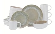 Kombiservice Nordic Fjord, sand/weiß, 16-teilig