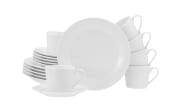 Kaffeeservice Base, weiß, 18-teilig 