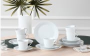 Kaffeeservice Base, weiß, 18-teilig 