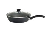 Schmorpfanne Bari mit Glasdeckel in schwarz, 28 cm