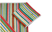 Handtuch Vita gestreift, rot, 50 x 100 cm