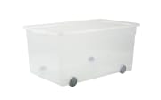 Clearbox Roller in transparent, 63 L