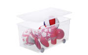 Clearbox Roller in transparent, 63 L