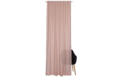 Vorhang mit verdeckter Schlaufe Solid, Polyester, rose, 130 x 250 cm