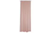 Vorhang mit verdeckter Schlaufe Solid, Polyester, rose, 130 x 250 cm