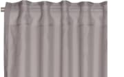 Vorhang mit verdeckter Schlaufe Solid, Polyester, grau, 130 x 250 cm