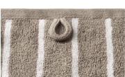 Handtuch Needlestripe, grau, 50 x 100 cm