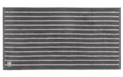 Handtuch Needlestripe, anthrazit, 50 x 100 cm