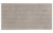 Duschtuch mit Needlestripe, grau, 70 x 140 cm