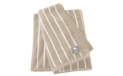 Duschtuch mit Needlestripe, beige, 70 x 140 cm